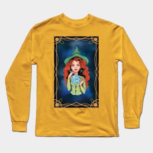 Ginger hair pisces witch Long Sleeve T-Shirt